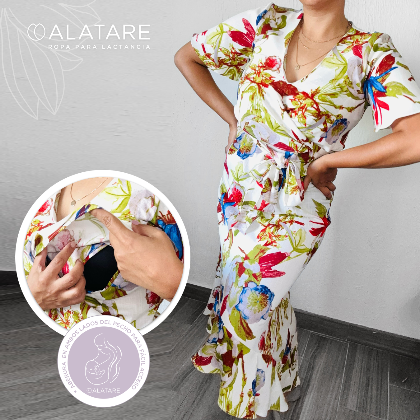 Vestido de lactancia